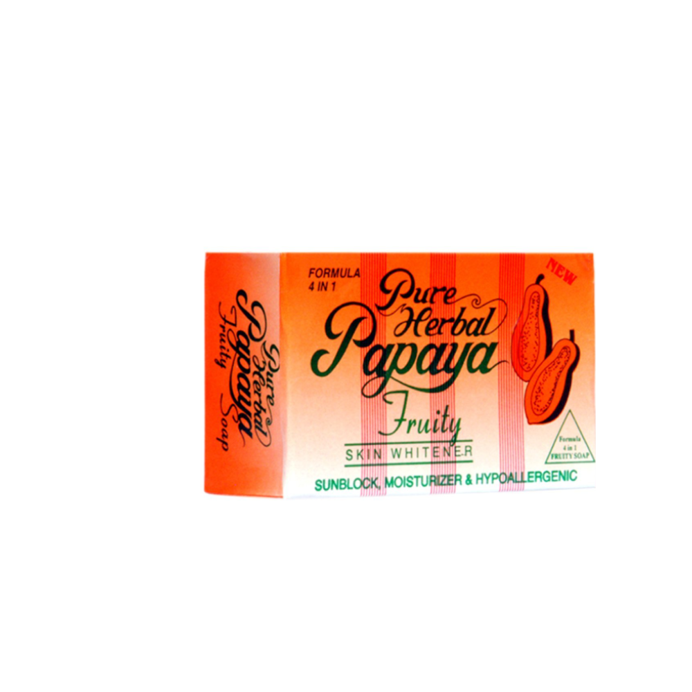 Pure Herbal Papaya Fruity Skin Brightening Bar
