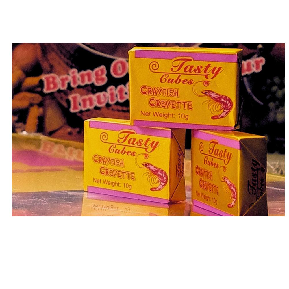 Tasty Cubes Crayfish Flavored Seasoning, 60 Tablets