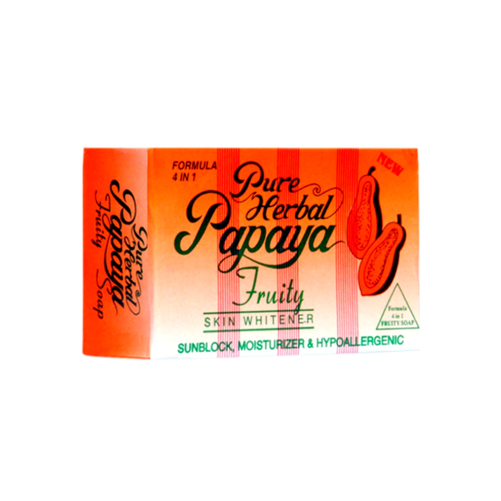 Pure Herbal Papaya Fruity Skin Brightening Bar